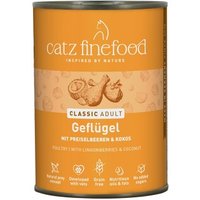 Catz finefood Nassfutter Katze Classic Adult mit Geflügel 6x400 g