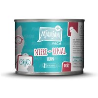 MjAMjAM Nassfutter Katze Adult, VetCat Diät Niere Renal 6x200 g Huhn