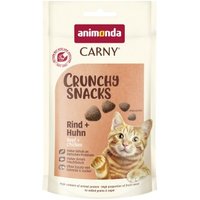 animonda Carny crunchy Snacks Rind mit Huhn 10x50 g