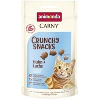 animonda Carny crunchy Snacks Huhn mit Lachs 10x50 g