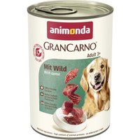 animonda GranCarno Original Nassfutter Hund Adult, Wild 24x400 g