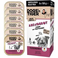 Dogs'n Tiger Abendbrot Multibox Lamm & Pastinake 6x150 g