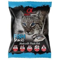 alpha spirit Cat Snack gewürfelt 50g Fisch