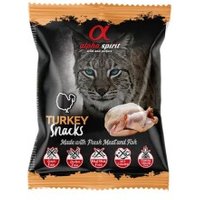alpha spirit Cat Snack gewürfelt 50g Truthahn