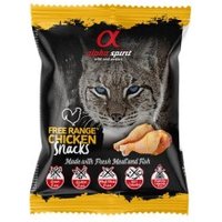 alpha spirit Cat Snack gewürfelt 50g Huhn