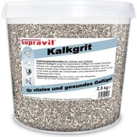 Supravit Kalkgrit für Hühner I Futterkalk Ergänzungsfutter für Hühner, Wachteln, Enten & anderes Legegeflügel I hoher Anteil an Calcium für Starke Eierschalen und eine gesunde Verdauung