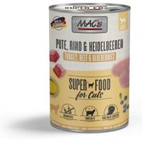 MAC's Nassfutter Katze Adult Pute und Rind 6x400 g