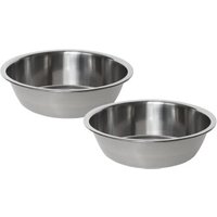 KaraLuna 2x 200 ml Napf aus Edelstahl