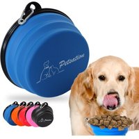 Petsation Faltbarer Reisenapf Blau 2x350 cm³