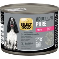 SELECT GOLD Pure Adult Pferd 6x200 g