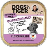 Dogs'n Tiger Glücksbringer Schale Rind & Lamm 10x150 g