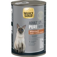 SELECT GOLD Pure Adult Paté Wildschwein 24x400 g