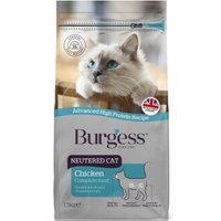 Burgess Pet Care Neutered Cat Chicken – Trockenfutter für kastrierte Katzen mit Huhn 1,5KG