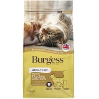 Burgess Adult – Trockenfutter für erwachsene Katzen mit Huhn & Ente, ausgewogene Premium-Rezeptur