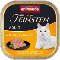 animonda Vom Feinsten Nassfutter Katze, Adult, Geflügel und Nudeln 32x100 g
