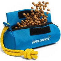 Rudelkönig Futterbeutel - Snackbeutel für Hundetraining blau