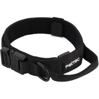 PetTec Hundehalsband aus Neopren & Nylon schwarz L