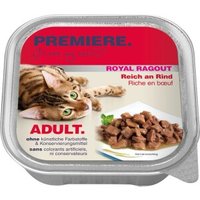 PREMIERE Royal Ragout Nassfutter Katze Adult Rind 32x100 g