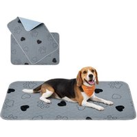 FEANDREA Welpen-Unterlagen waschbar, Wiederverwendbare Matten für Hunde, 2er Set,auslaufsicher M