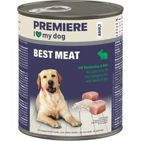 PREMIERE Best Meat Nassfutter Hund, Adult, Kaninchen und Reis 6x800 g