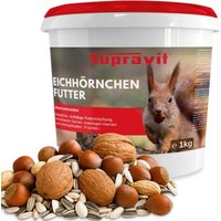 Supravit Artgerechtes Eichhörnchen Futter 1kg | Ausgewogenes Eichhörnchen-Futter