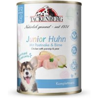 Tackenberg Nassfutter Hund, Welpenmenü, Huhn und Pastinaken 6x400 g