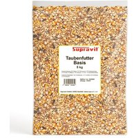 Supravit Taubenfutter BASIS | nahrhaftes Allroundfutter für Tauben | Klassische Futter Körnermischung für das ganze Jahr 5 kg