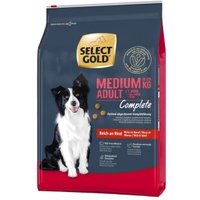SELECT GOLD Complete Trockenfutter Hund Medium Adult Rind 4 kg