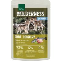 REAL NATURE WILDERNESS Nassfutter Hund, Junior, True Country Huhn mit Lachs 48x100 g
