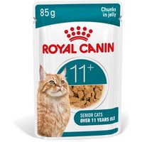 ROYAL CANIN Nassfutter Katze, Senior Ageing 11+, Gelee 12x85 g