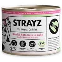 STRAYZ BIO Rind & Rote Beete in Soße, 6x200 g