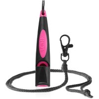 ACME ALPHA Hundepfeife No. 211.5 mit Pfeifenband schwarz/ rosa