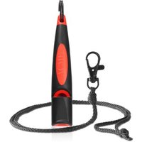 ACME ALPHA Hundepfeife No. 211.5 mit Pfeifenband schwarz/ orange
