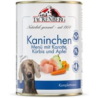 Tackenberg Nassfutter Hund, Adult, Kaninchen mit Karotte 6x400 g