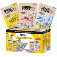 Dogs'n Tiger Adult Nassfutter Katze, Schlemmerbox, 12x 125g