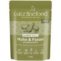 Catz finefood Nassfutter Katze CLASSIC Huhn und Fasan 8x85 g