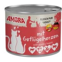 Amora Cat Pur 6x200g Geflügelherzen
