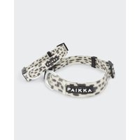 Paikka Glow Halsband 2.0 weiß/ schwarz 30 cm, 40 cm, 2 cm