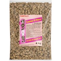 Supravit Hundefutter trocken getreidefrei schmackhaftes Trockenfutter Hund mit Lamm & Reis I Trockenfutter für Hunde mit hochwertigen Proteinen & gesunden Kohlenhydraten I gut verträglich 4 kg