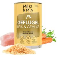 Milo & Mia Geflügel, Reis & Gemüse 6x400 g