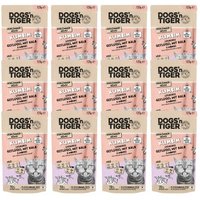 Dogs'n Tiger Adult Nassfutter Katze, Klimbim, Geflügel, Kalb & Möhre, 12x 125g