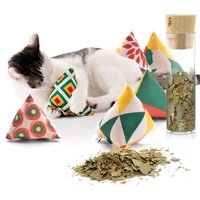 Canadian Cat Company Catnipspielzeug 6x Schmusepyramide gemischte Designs