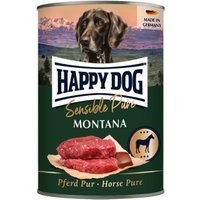 HAPPY DOG Sensible Pure Nassfutter Hund Adult 6x400 g Pferd