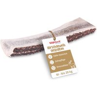 Supravit Rothirsch-Geweihhälfte für Hunde – 100 % Natur, gespalten, Zahnpflege & Kauspaß M