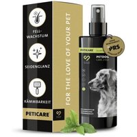 Peticare Fell-Pflege Spray für Hunde, sorgt für Fellwachstum, Seidenglanz