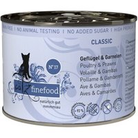 Catz finefood Nassfutter Katze Classic Adult No. 17 Geflügel und Garnele 12x200 g