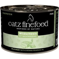 Catz finefood Nassfutter Katze Pure Adult Wildschwein 12x200 g