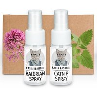 Kater Kasimir Katzenminze-Spray und Baldrian-Spray im 2er Set