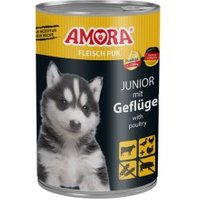 Amora Dog Fleisch Pur Junior 6x400g Geflügel