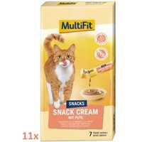 MultiFit Snack Cream x Stück Pute 11x15 g
